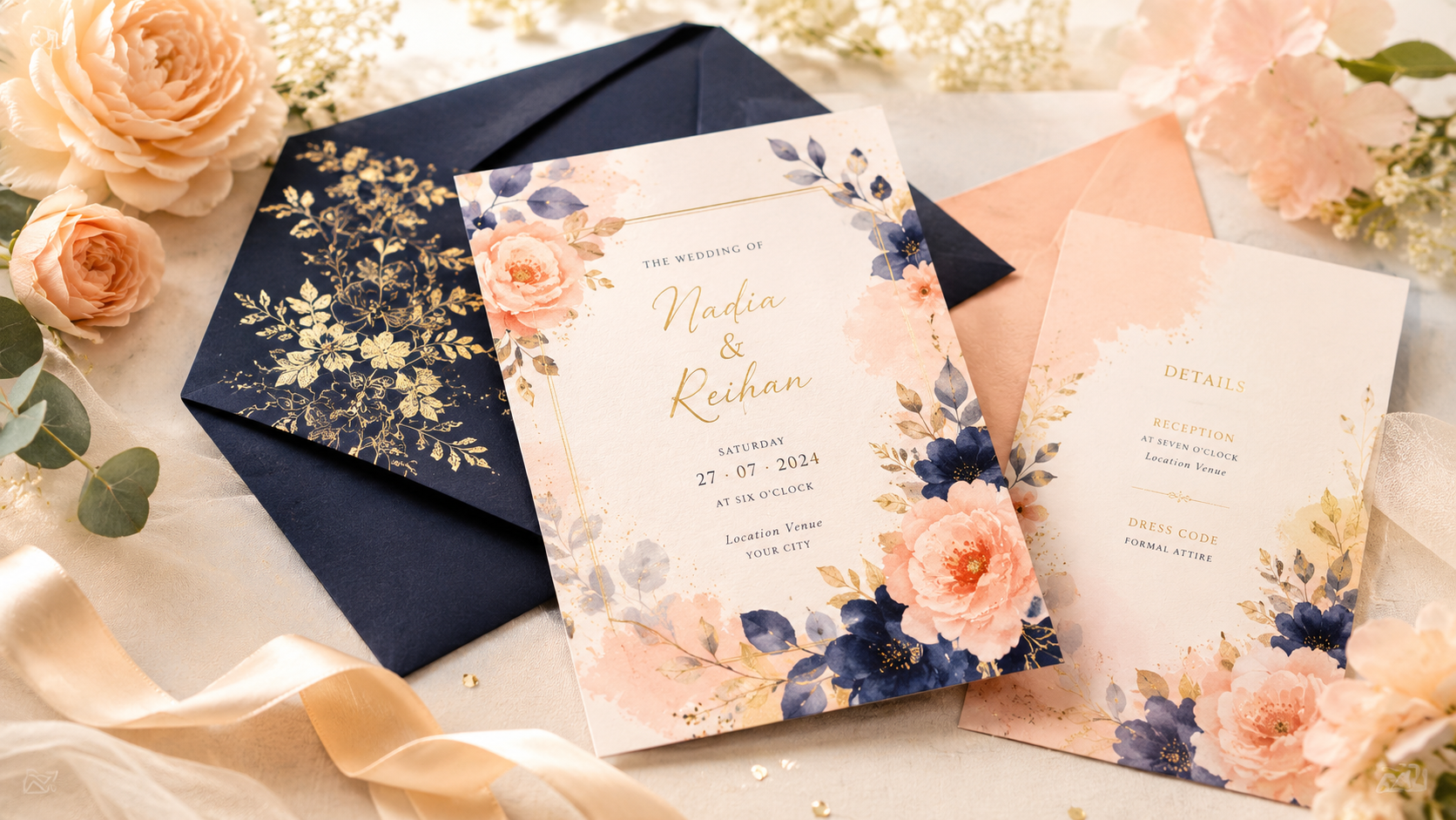 Preview Undangan Warna Evalita Printing